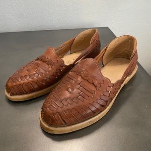 Authentic Brown Huaraches from Mexico in Womens 7